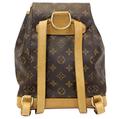 louis vuitton backpack montsouris monogram mm brown|Louis Vuitton Monogram Montsouris MM .